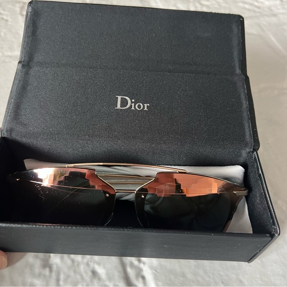 Dior Reflected Pixel Limited Edition Pink Rose Gold Sunglasses - Picture 2 of 16